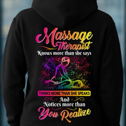 Knows More Than She Says - Massage Therapist Quote