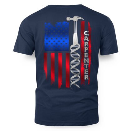 DNA Hammer Flag Carpenter Apparel – USA Pride T-Shirt